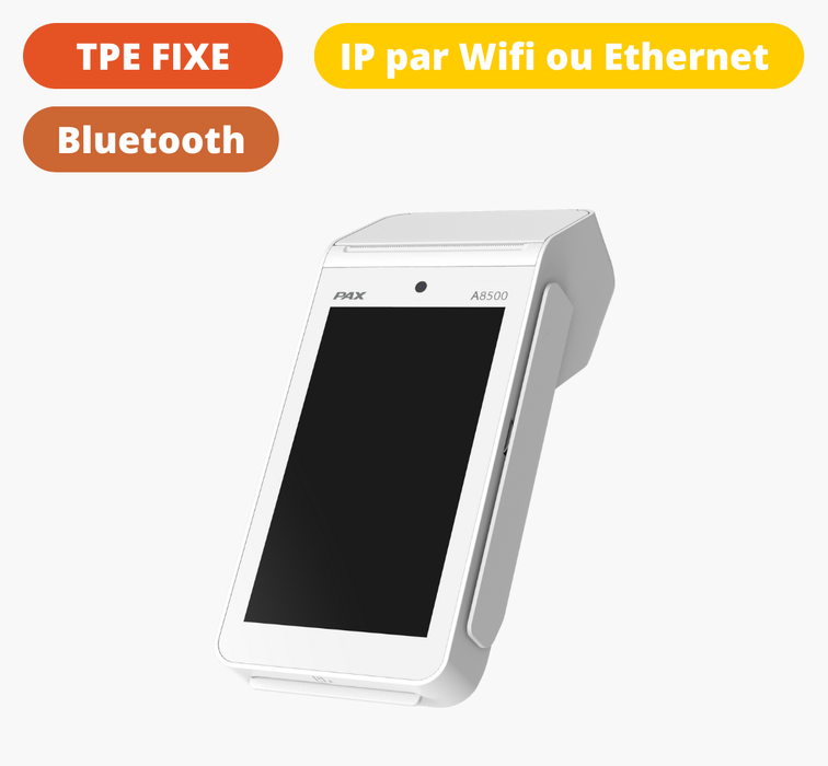 PAX A8500 Wifi - Bluetooth + Pinpad Q25