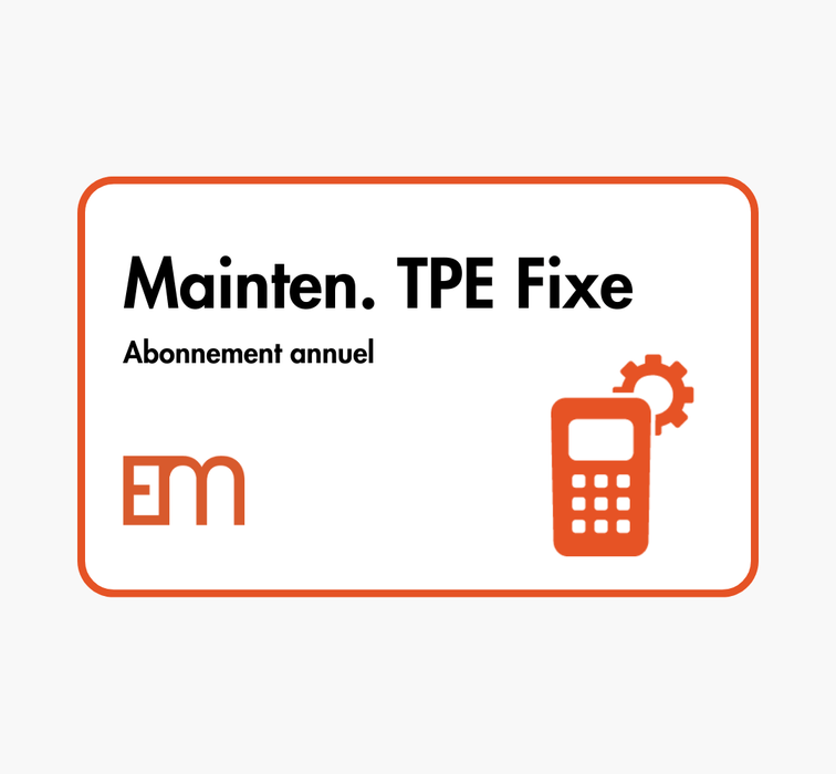Maintenance TPE Fixe Annuelle - TPE.FR