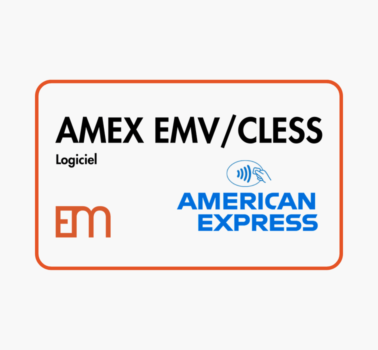 Logiciel AMERICAN EXPRESS EMV/CLESS